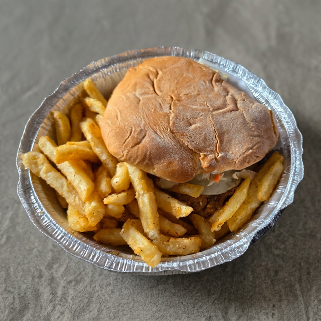 Whiting Sandwich W/ Fries.