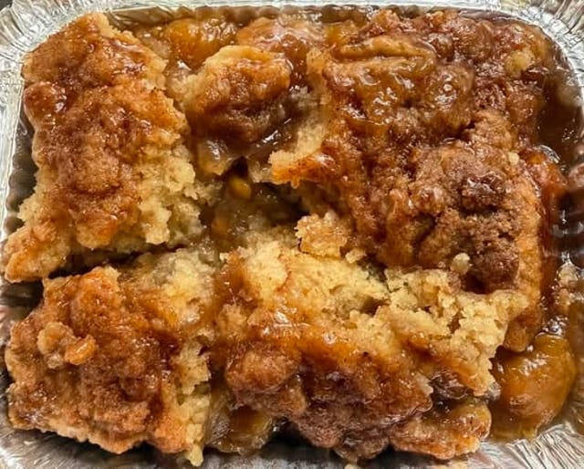 Peach Cobbler.